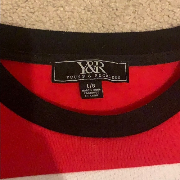 “Reckless” throw over sweatshirt - Picture 2 of 3